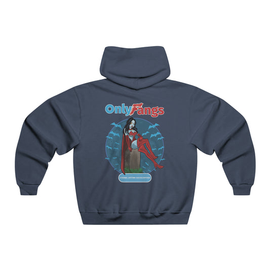 Only Fangs - Men's NUBLENDĀ® Hooded Sweatshirt