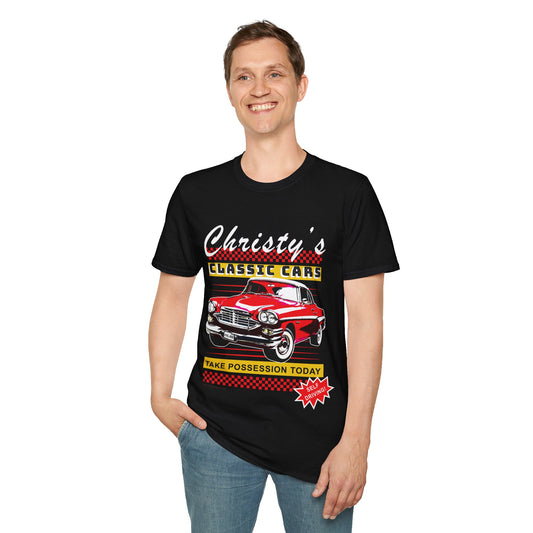 Christy's Classic Cars - Unisex Softstyle T-Shirt