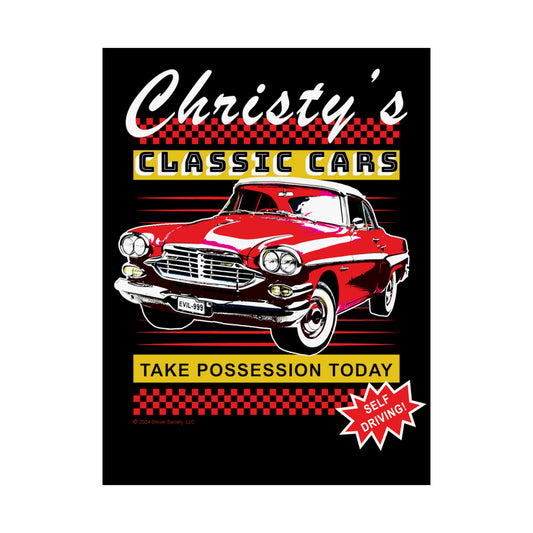 Christy's Classic Cars - Matte Vertical Poster