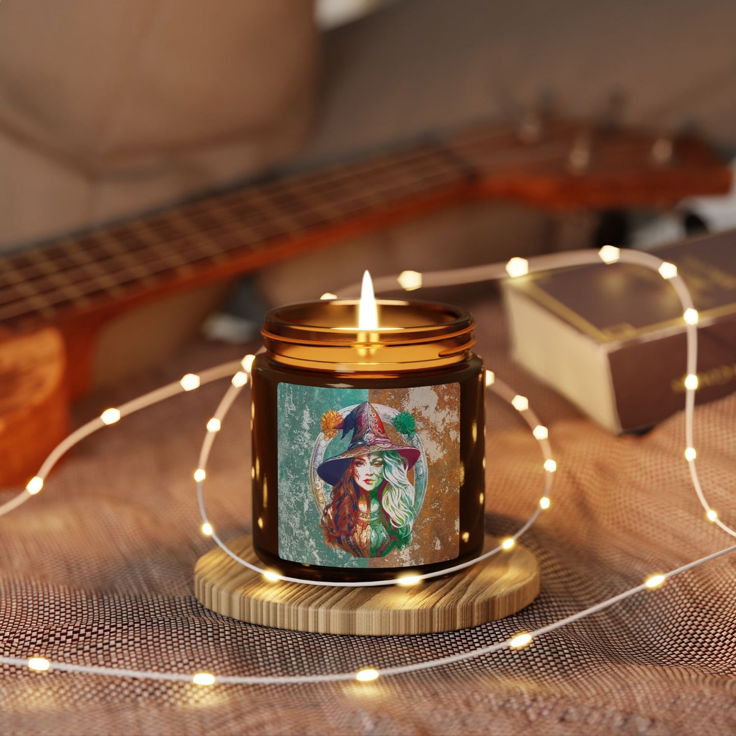 Witch Switch Scented Soy Candle (4 oz Amber Jar)