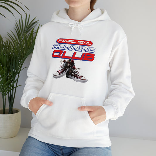 Final Girl Running Club, Unisex Heavy Blend⢠Hooded Sweatshirt