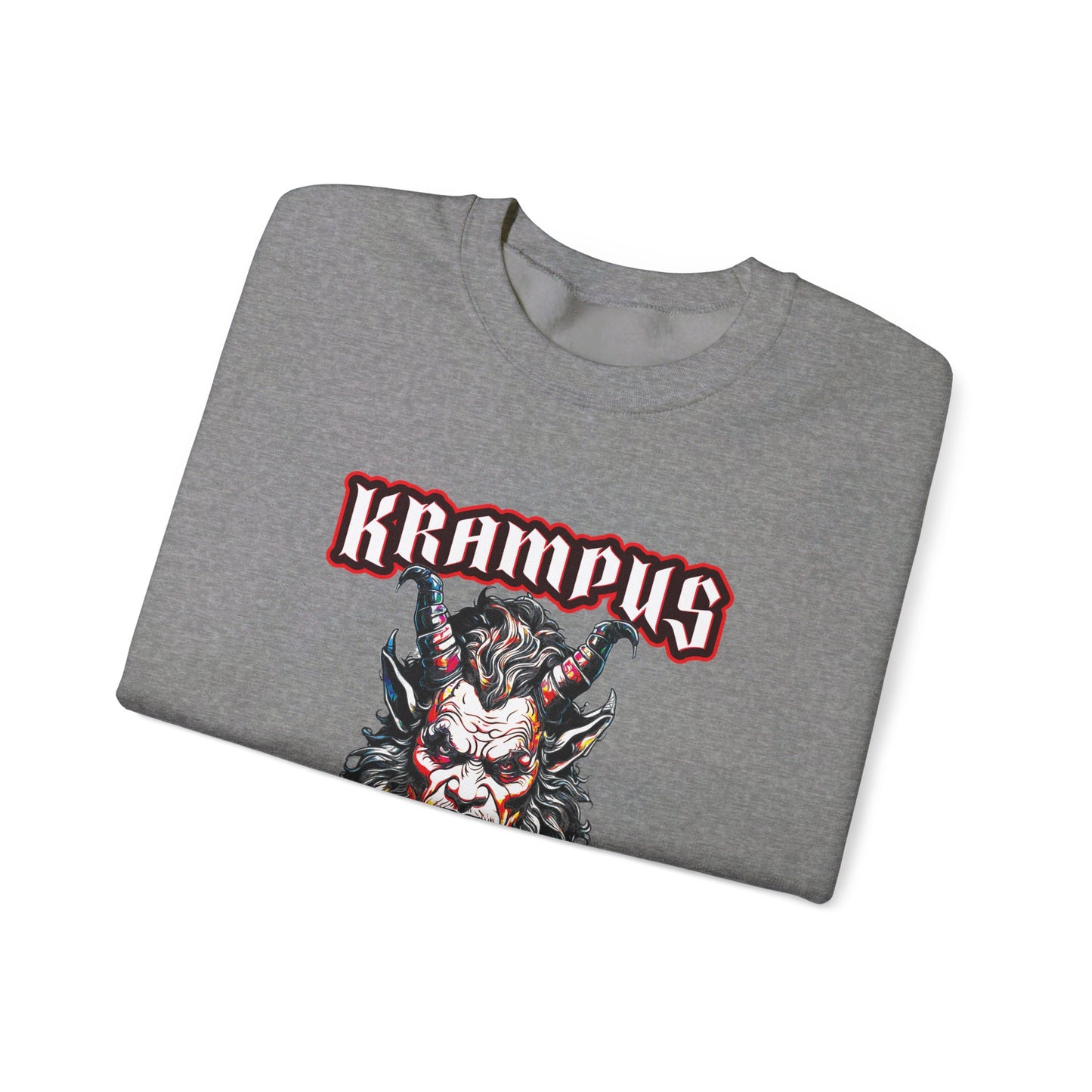 Krampus Knows You're a Little Naughty (Bitch edition) - Unisex Heavy Blend⢠Crewneck Sweatshirt