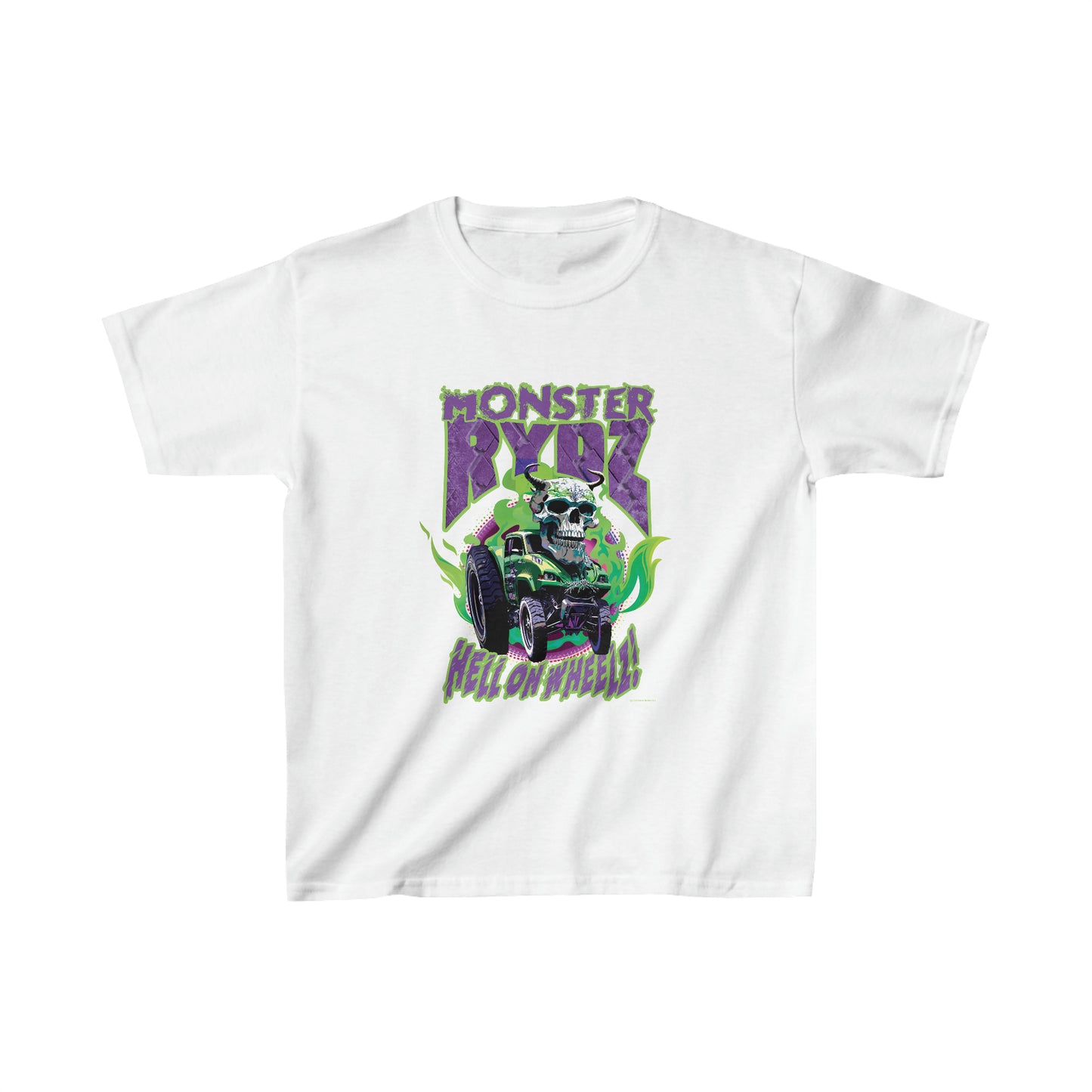 Monster Rydz, Hell on Wheelz - Kids Heavy Cotton™ Tee