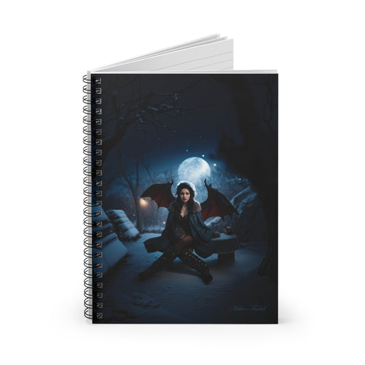 Vampire in Winter - Spiral Notebook