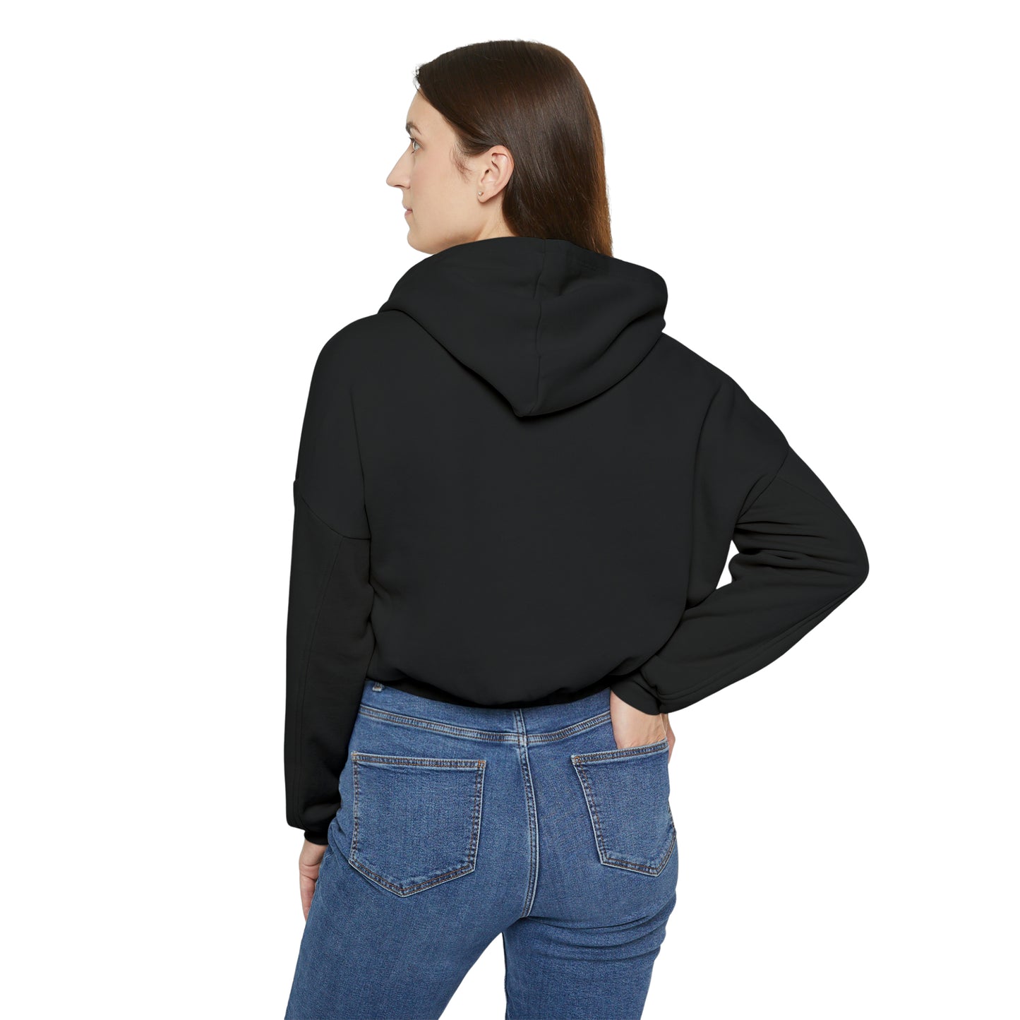 Familiar Cat  -Women's Cinched Bottom Hoodie