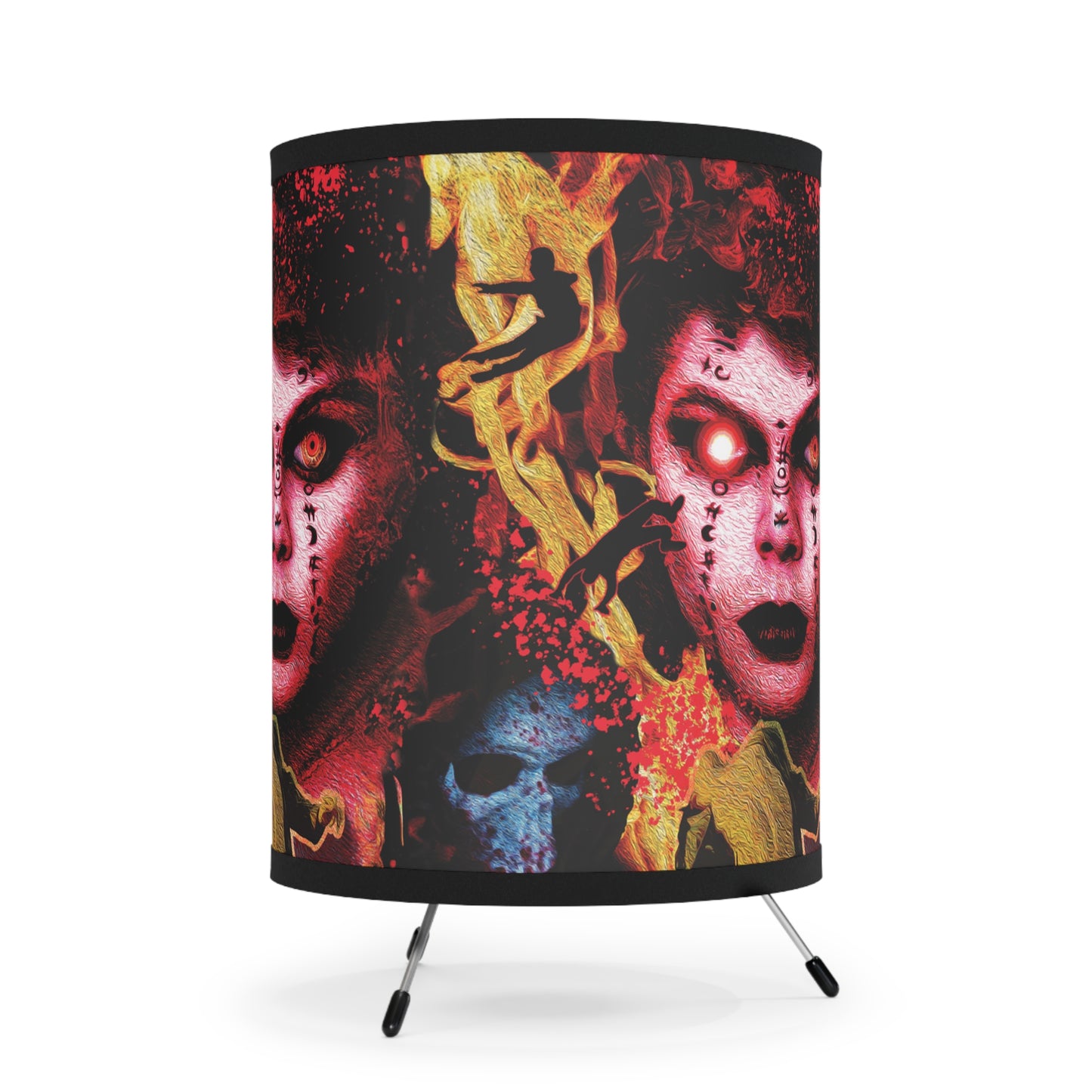 Devil Woman - Tripod Lamp