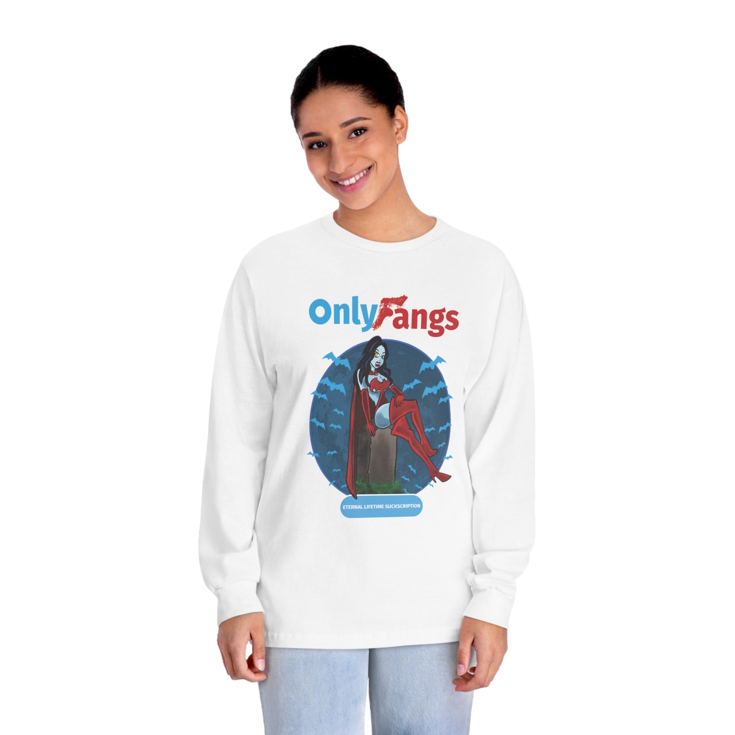 Only Fangs - Unisex Classic Long Sleeve T-Shirt