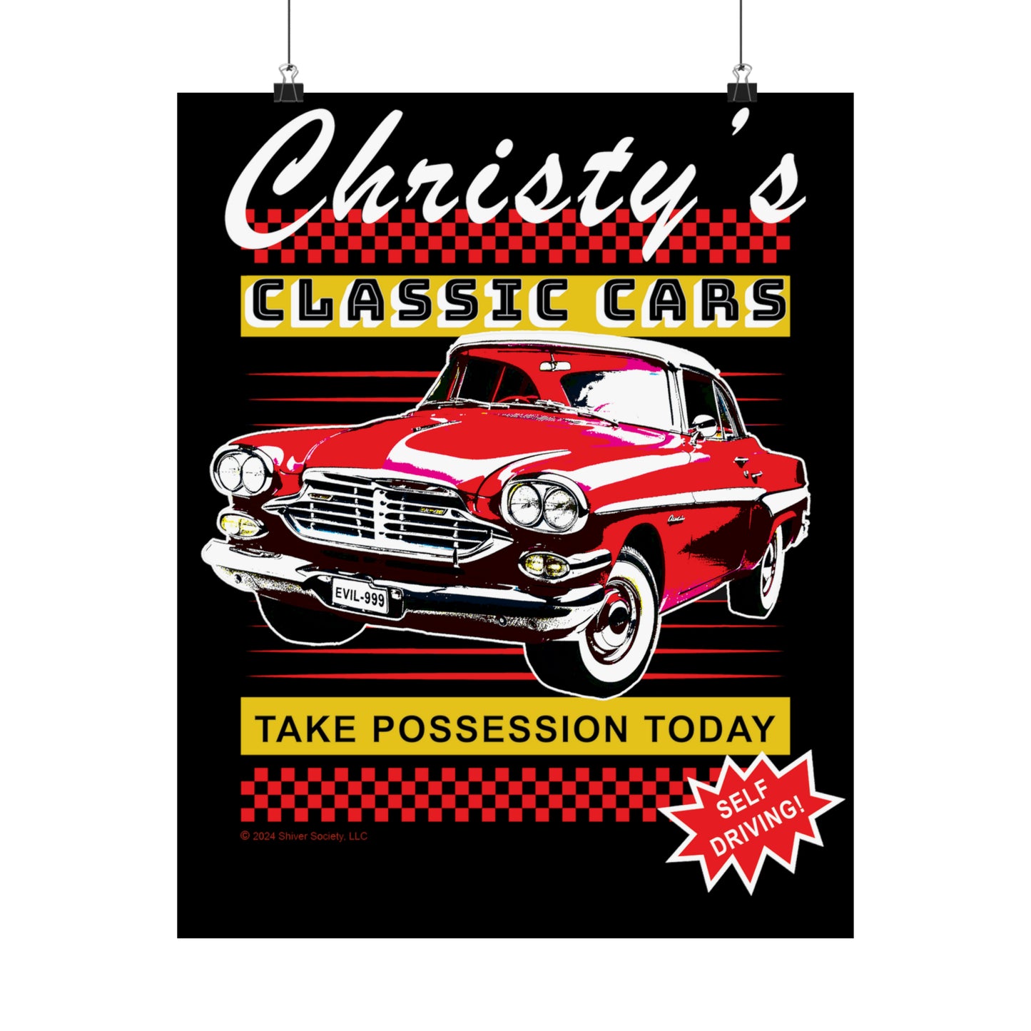 Christy's Classic Cars - Matte Vertical Poster