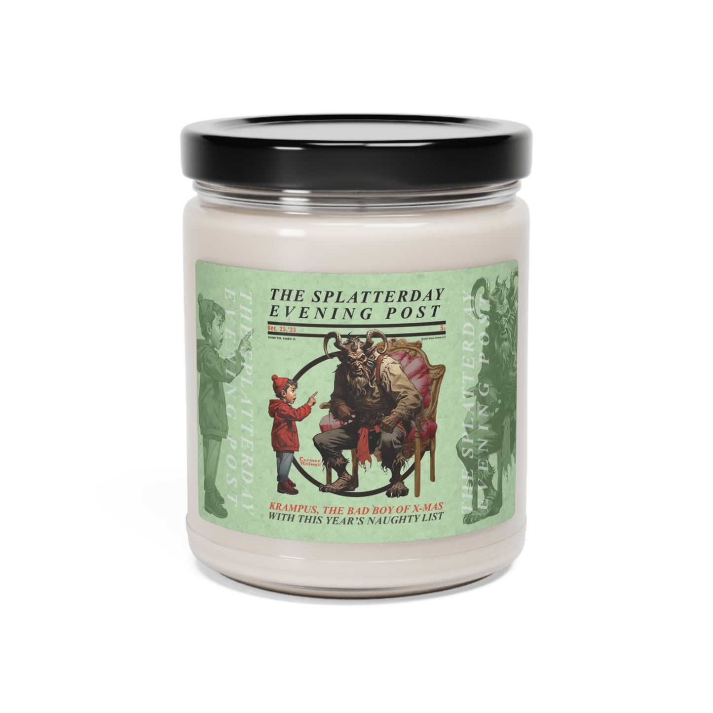 Splatterday Evening Post - Scented Soy Candle, 9oz