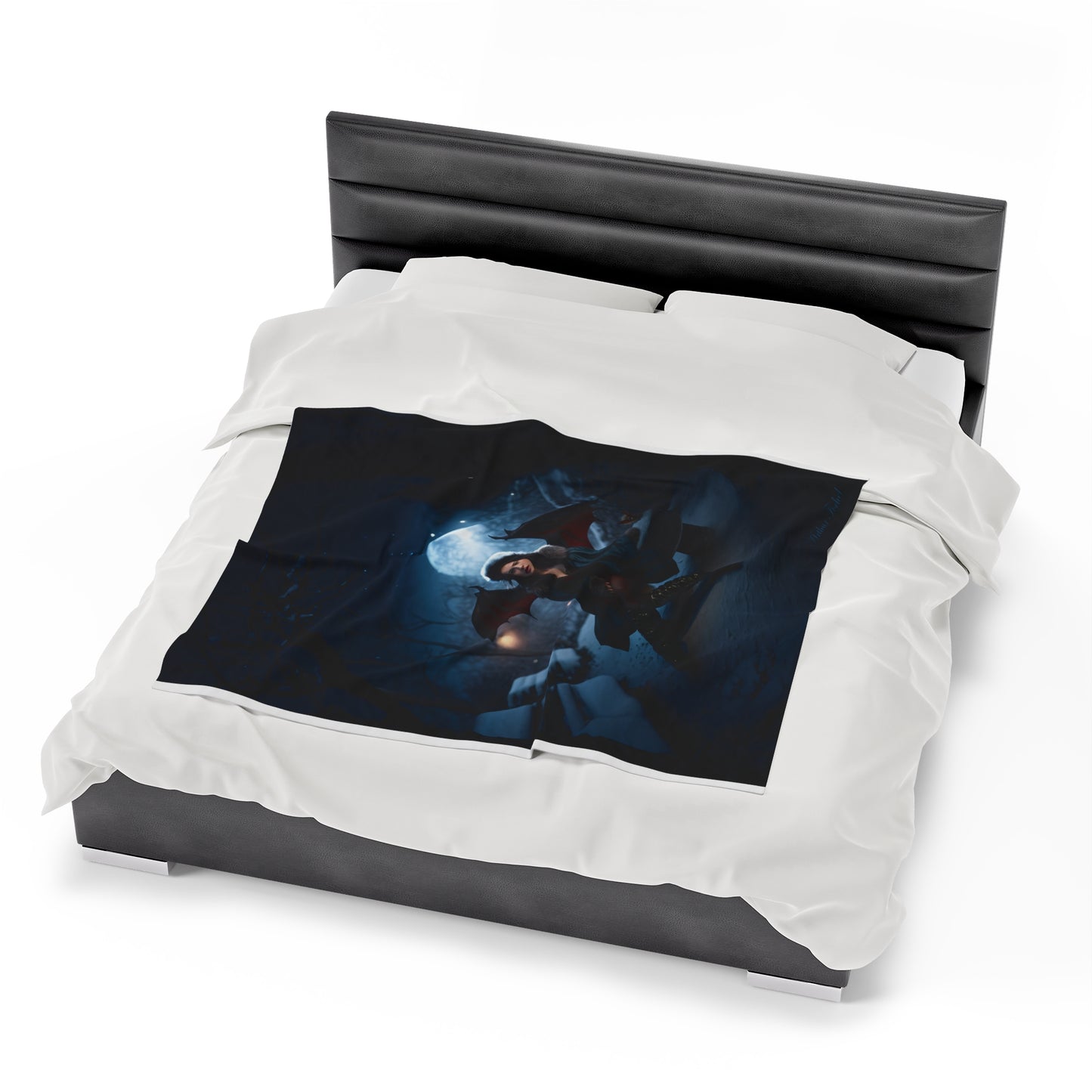 Vampire in Winter - Plush Blanket