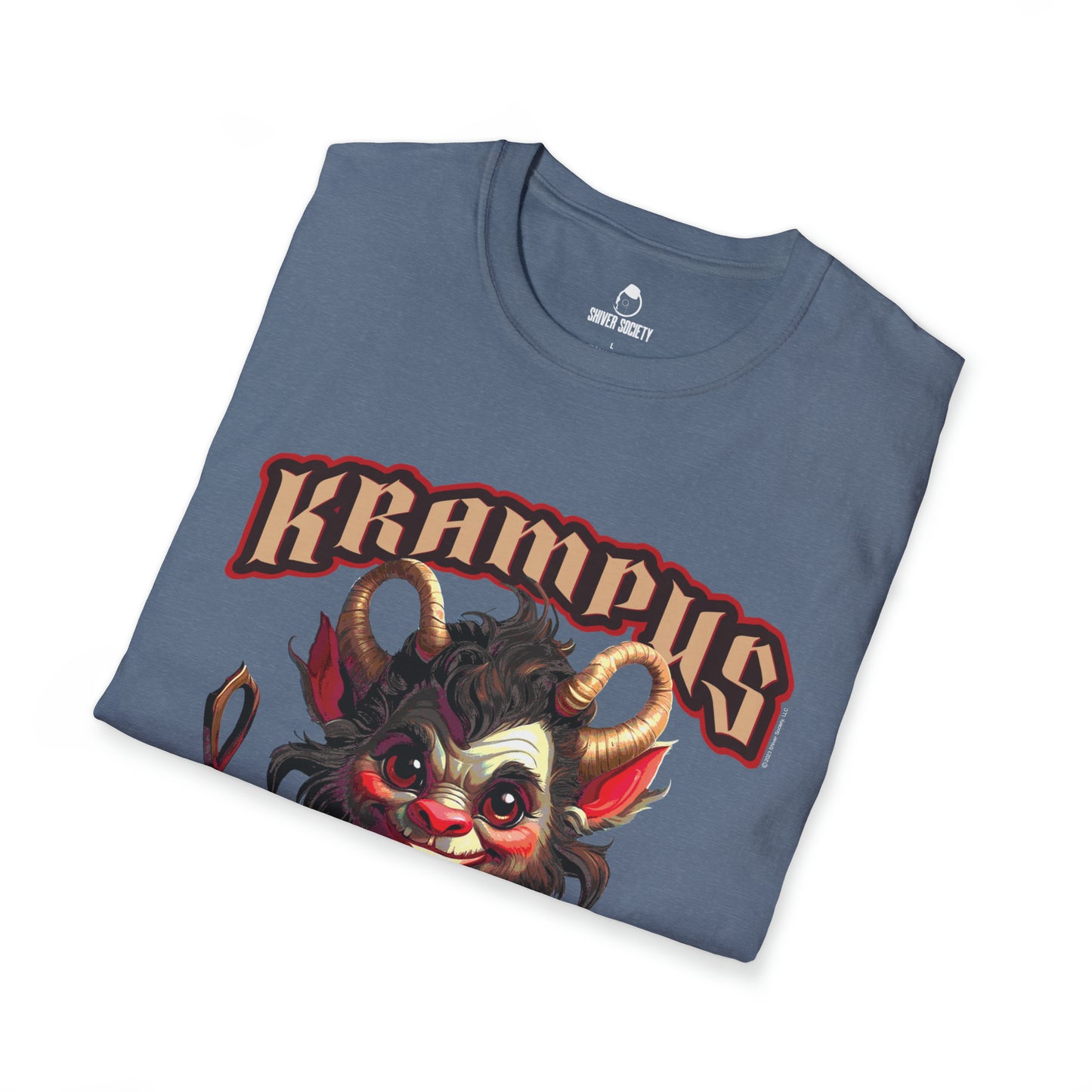 Krampus Likes 'Em Naughty - Unisex Softstyle T-Shirt