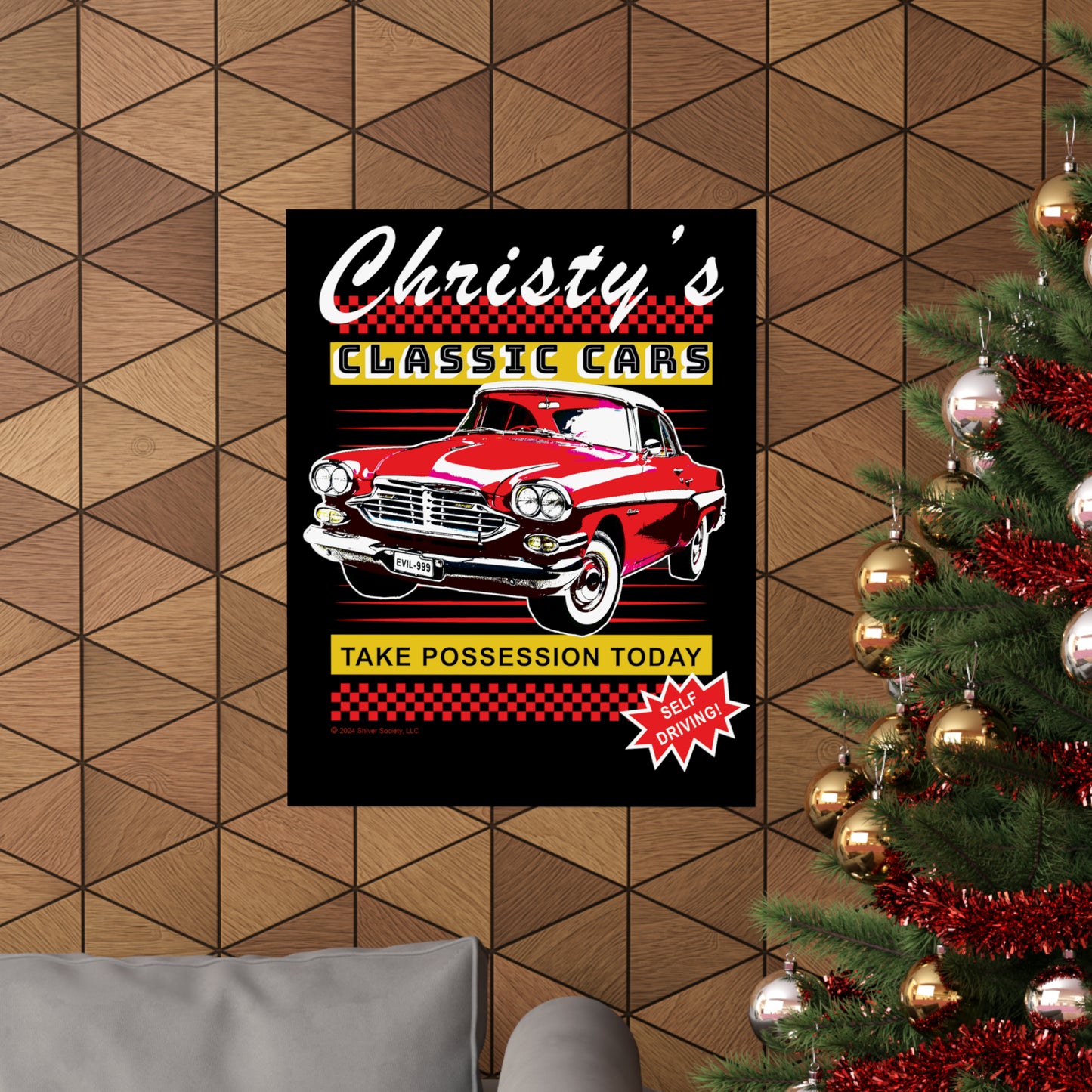 Christy's Classic Cars - Matte Vertical Poster