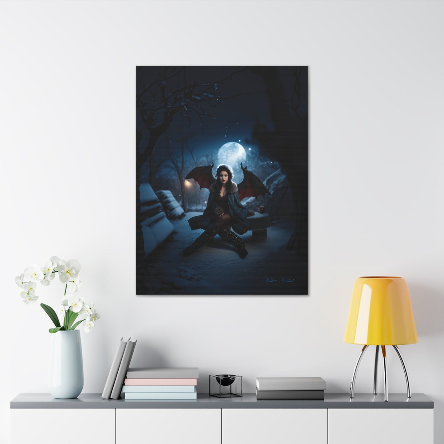 Vampire in Winter - Canvas