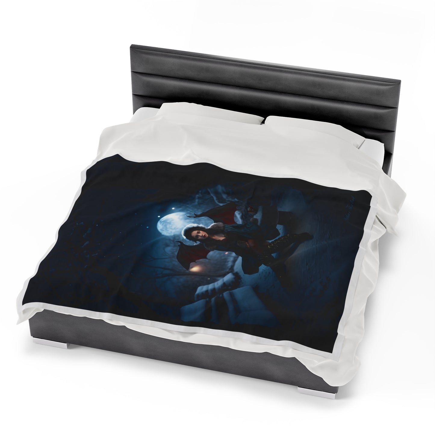 Vampire in Winter - Plush Blanket