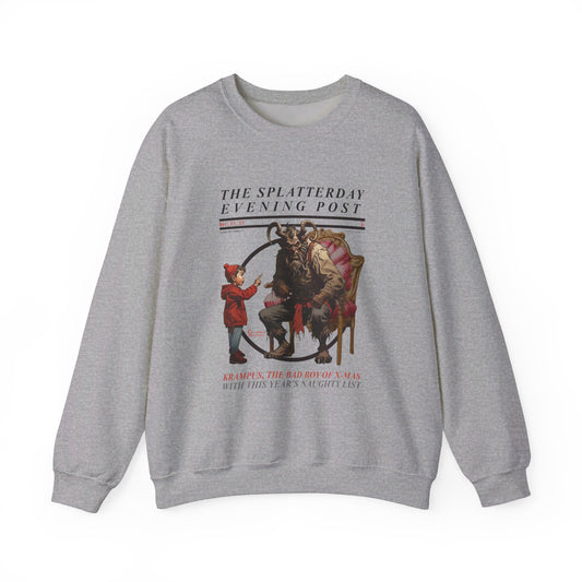 Splatterday Evening Post - Unisex Heavy Blend™ Crewneck Sweatshirt