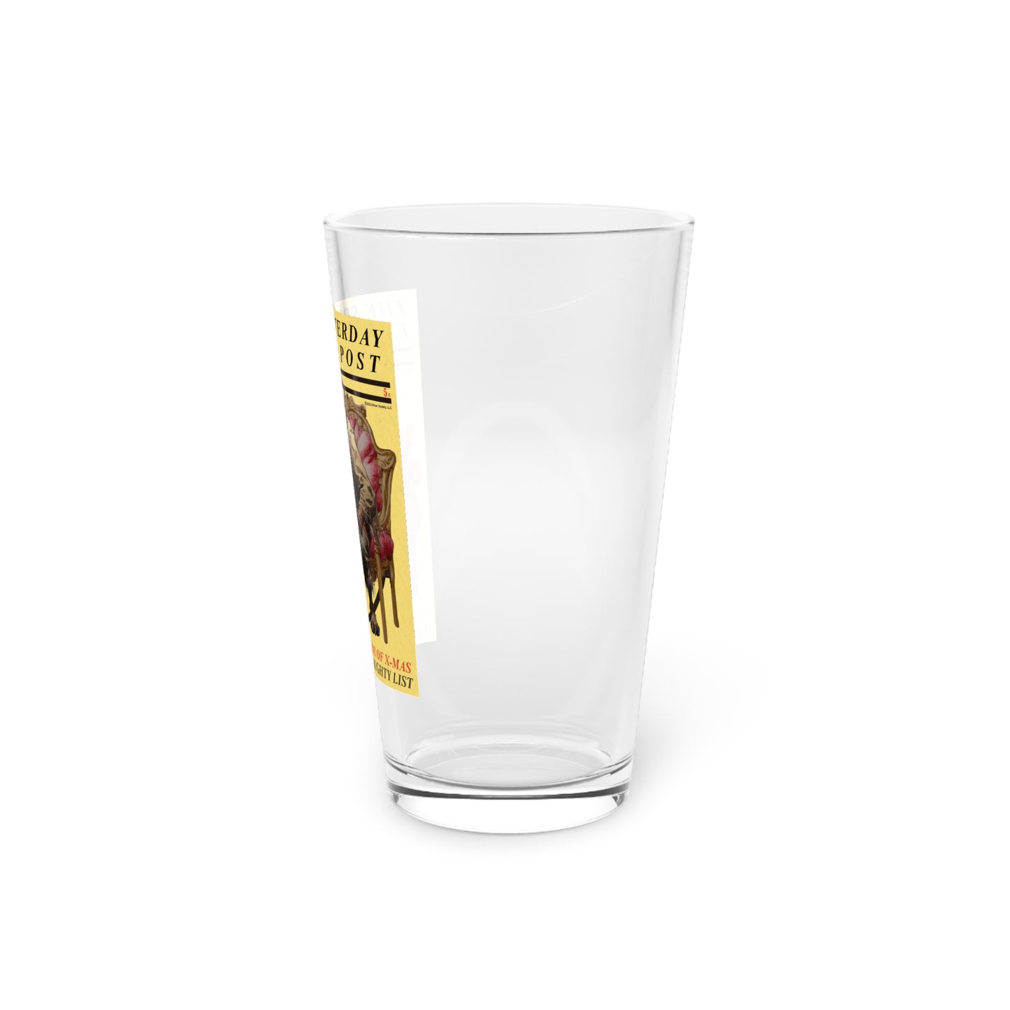 Splatterday Evening Post - Pint Glass, 16oz