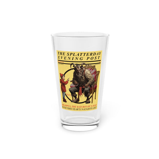 Splatterday Evening Post - Pint Glass, 16oz