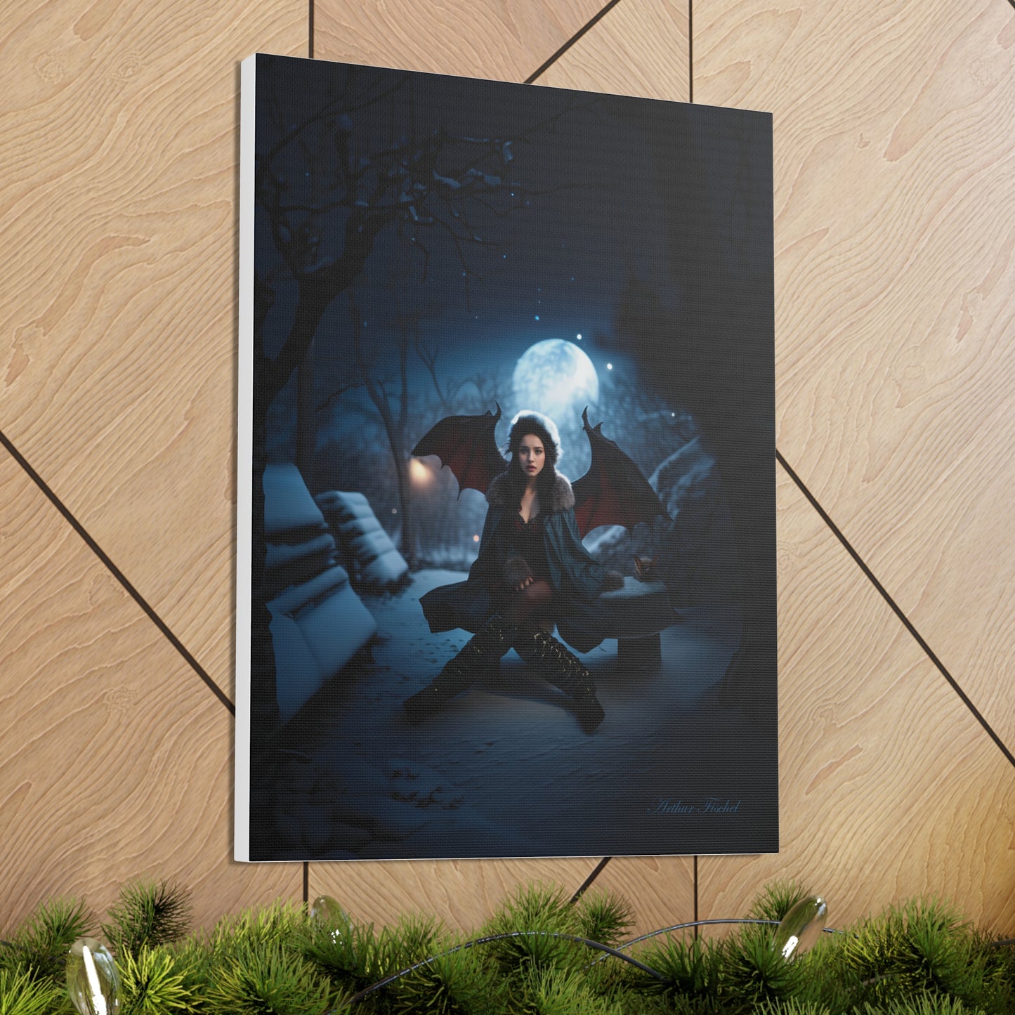 Vampire in Winter - Canvas