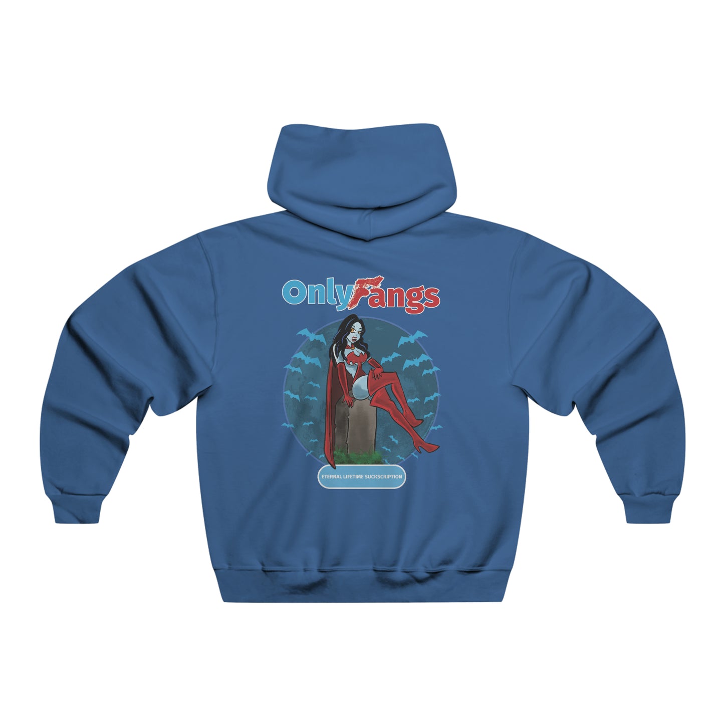 Only Fangs - Men's NUBLEND® Hooded Sweatshirt