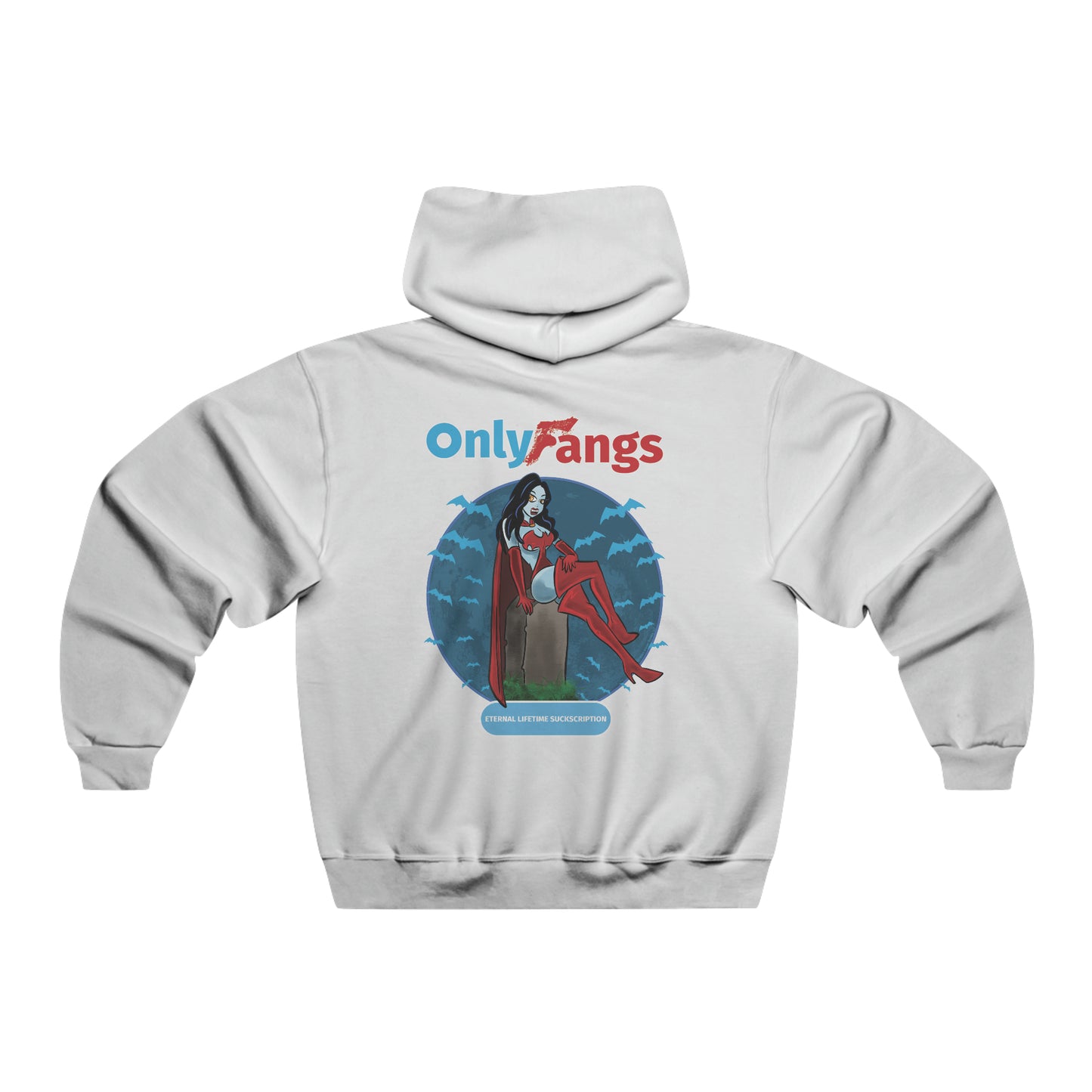 Only Fangs - Men's NUBLEND® Hooded Sweatshirt