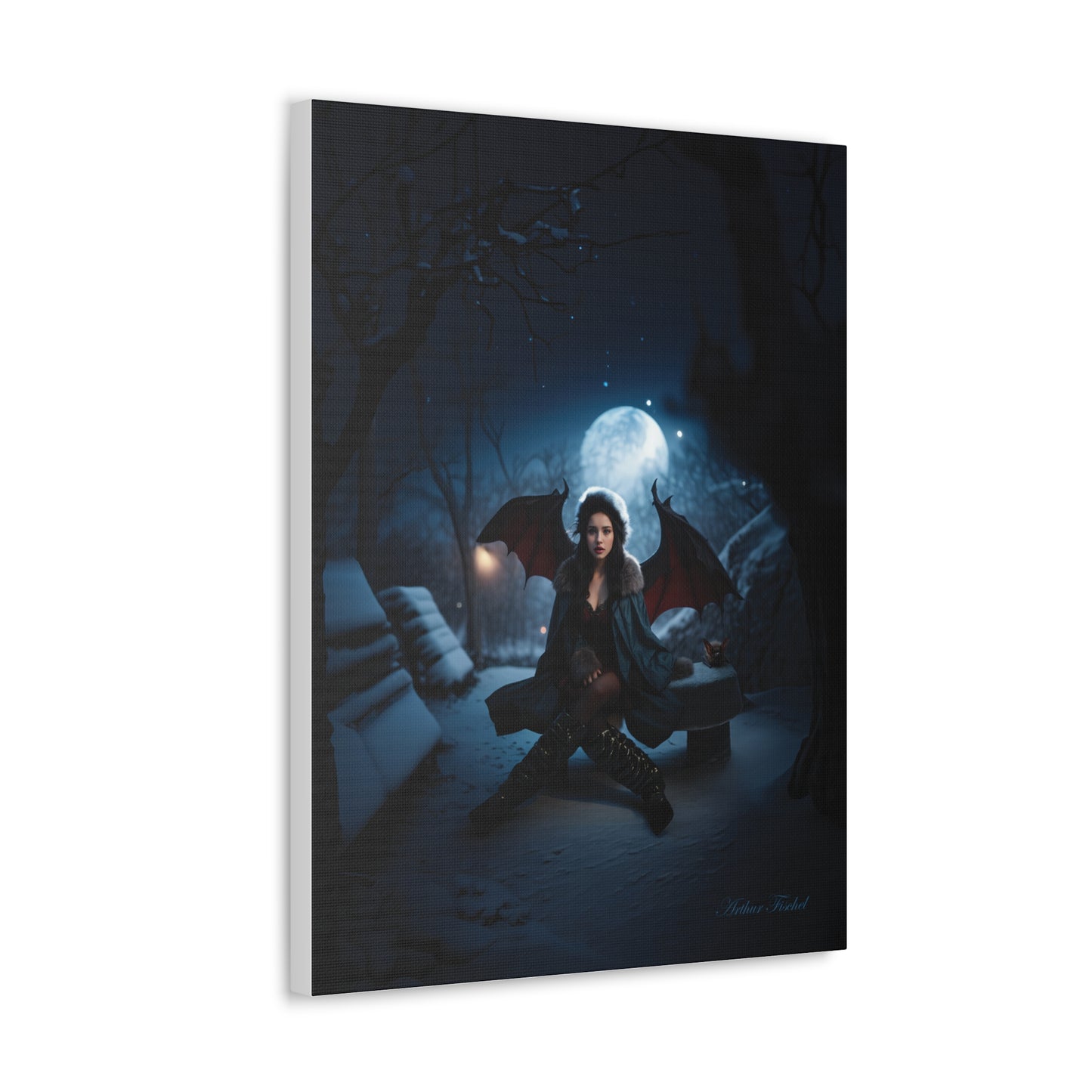 Vampire in Winter - Canvas