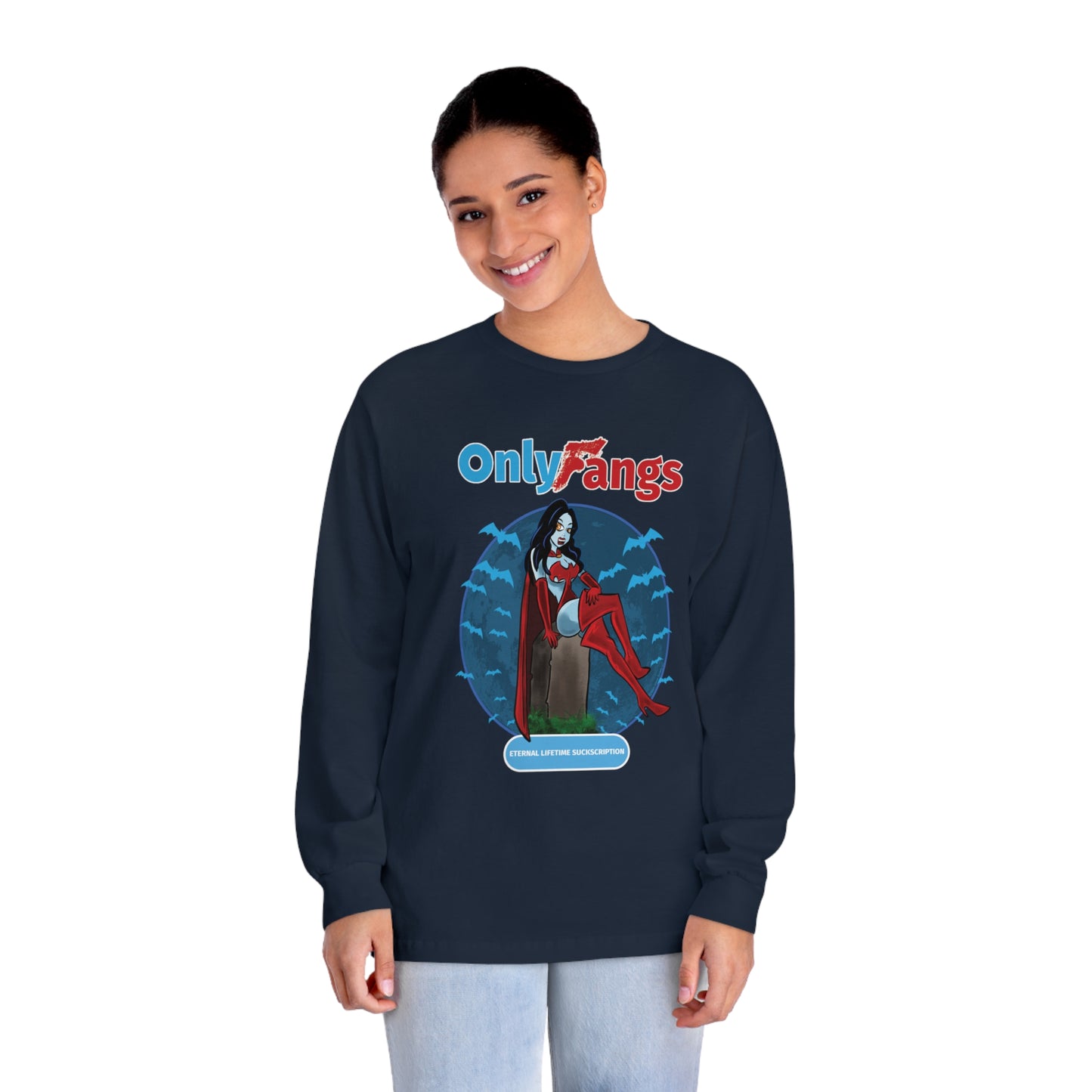 Only Fangs - Unisex Classic Long Sleeve T-Shirt