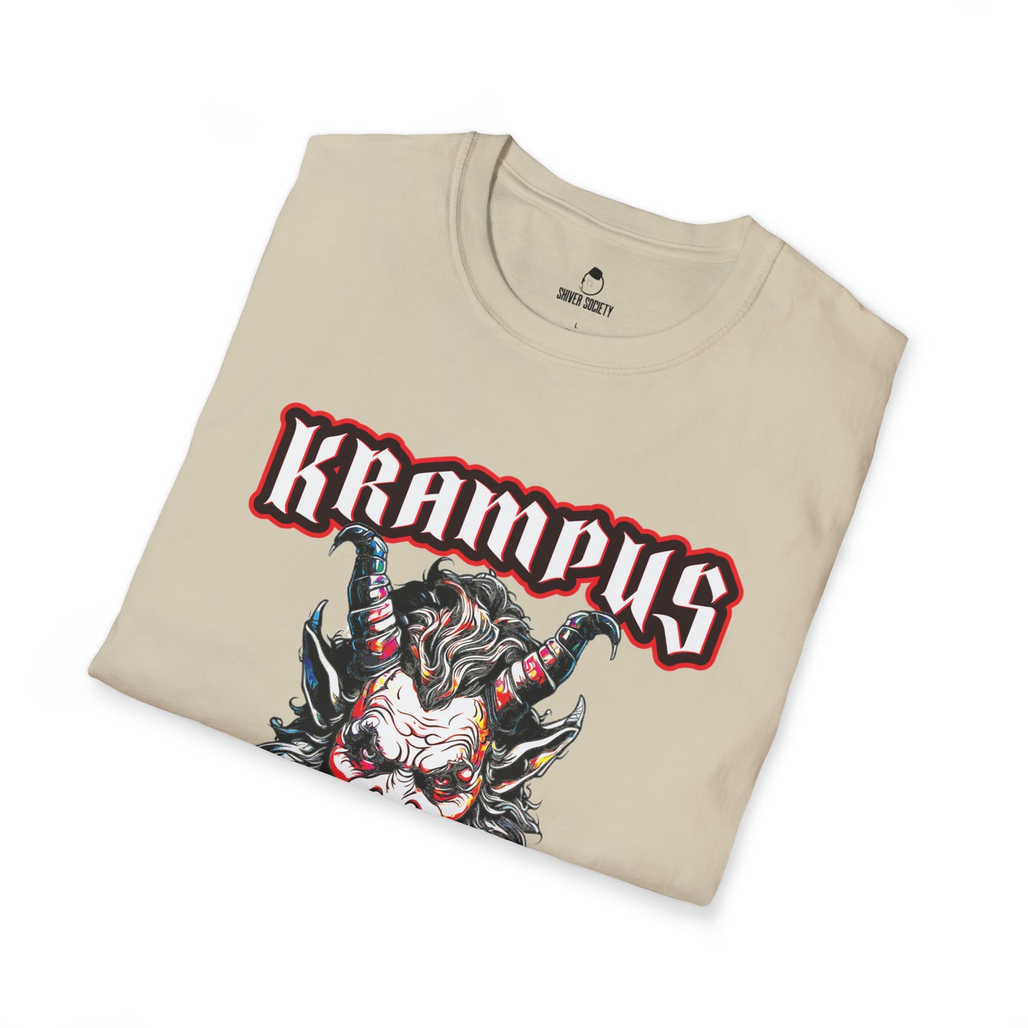 Krampus Knows You're a Little Naughty (Bitch edition) - Unisex Softstyle T-Shirt