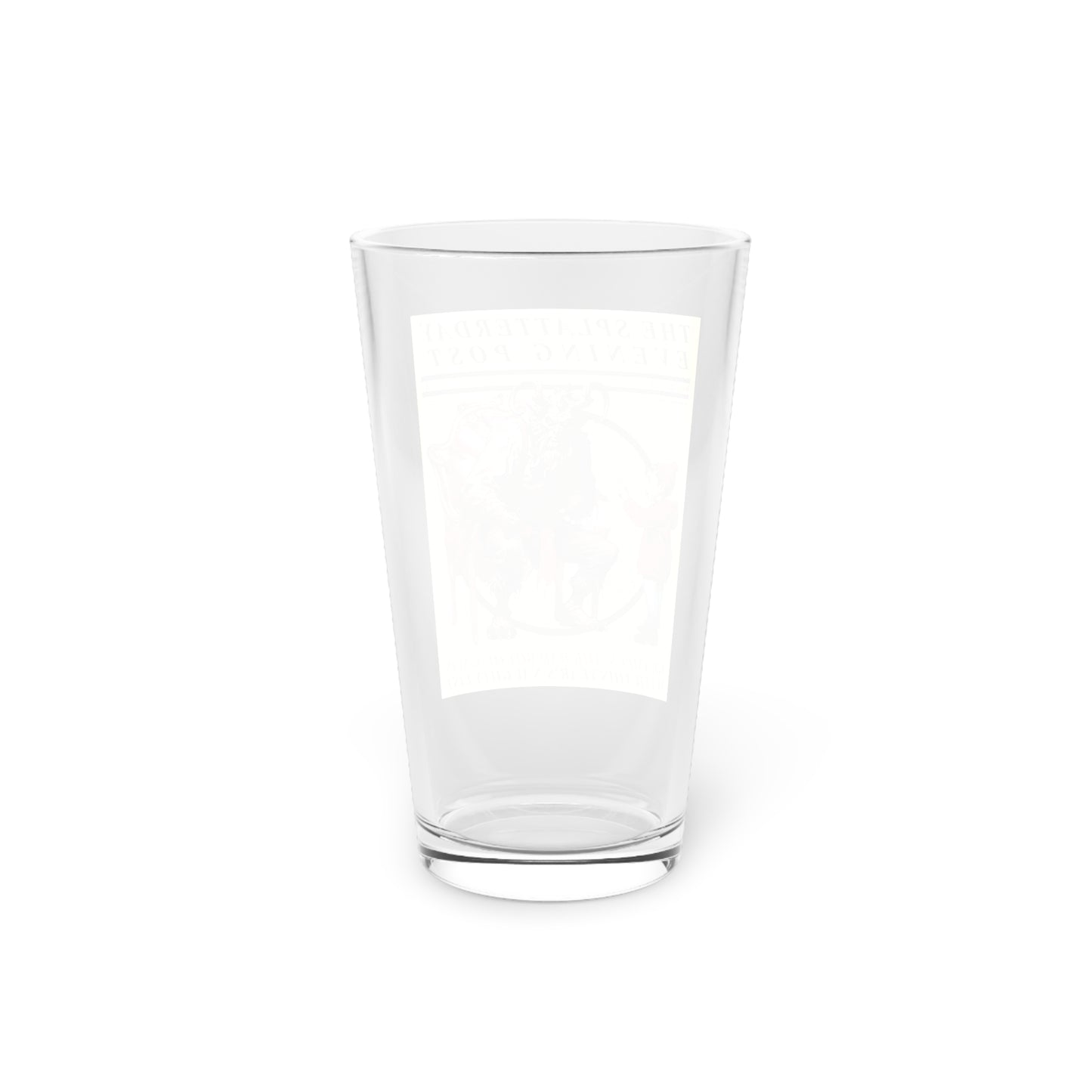 Splatterday Evening Post - Pint Glass, 16oz