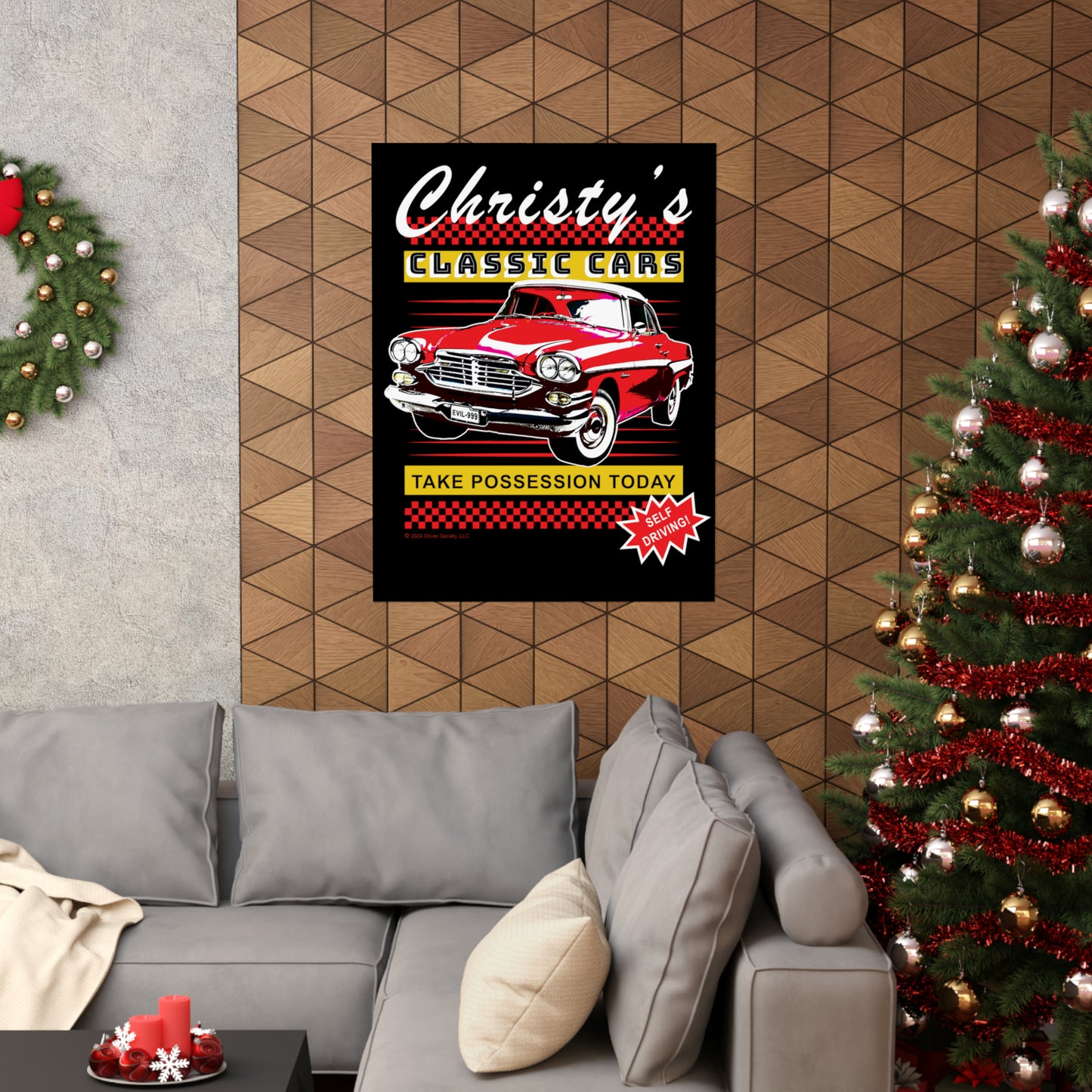 Christy's Classic Cars - Matte Vertical Poster