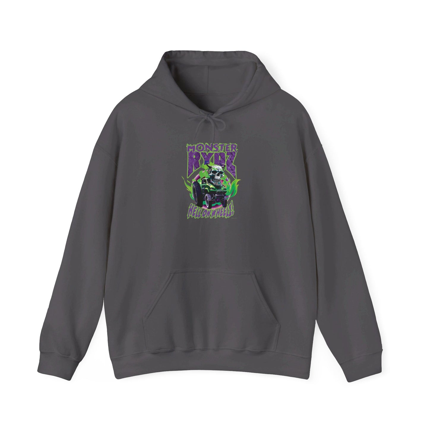 Monster Rydz, Hell on Wheelz - Unisex Heavy Blend™ Hooded Sweatshirt