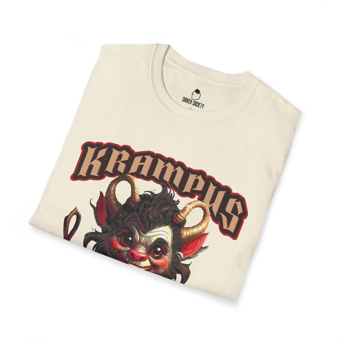 Krampus Likes 'Em Naughty - Unisex Softstyle T-Shirt