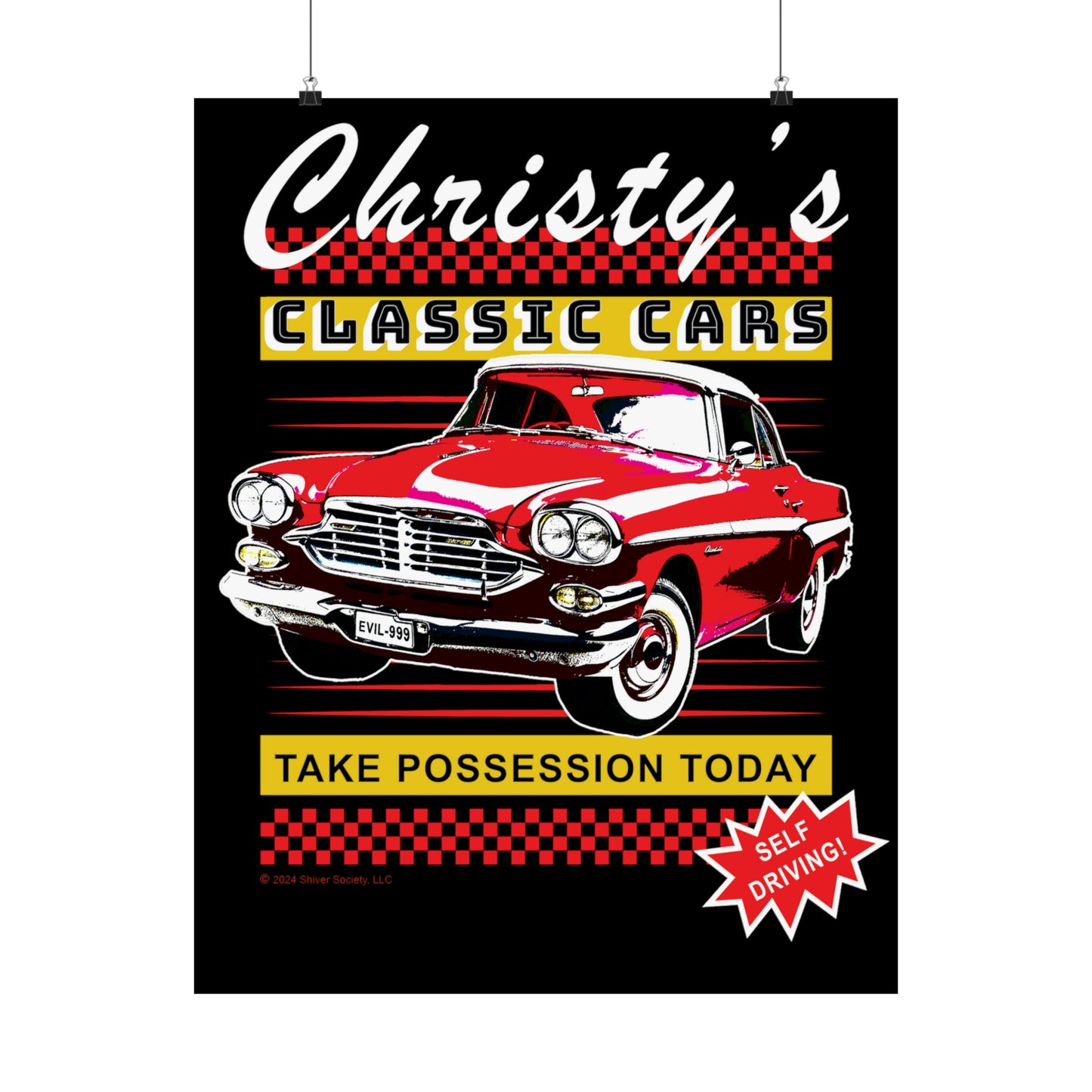 Christy's Classic Cars - Matte Vertical Poster