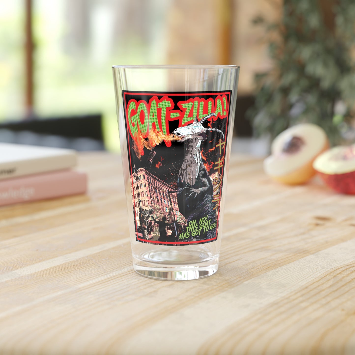 Goat-zilla! - Pint Glass, 16oz