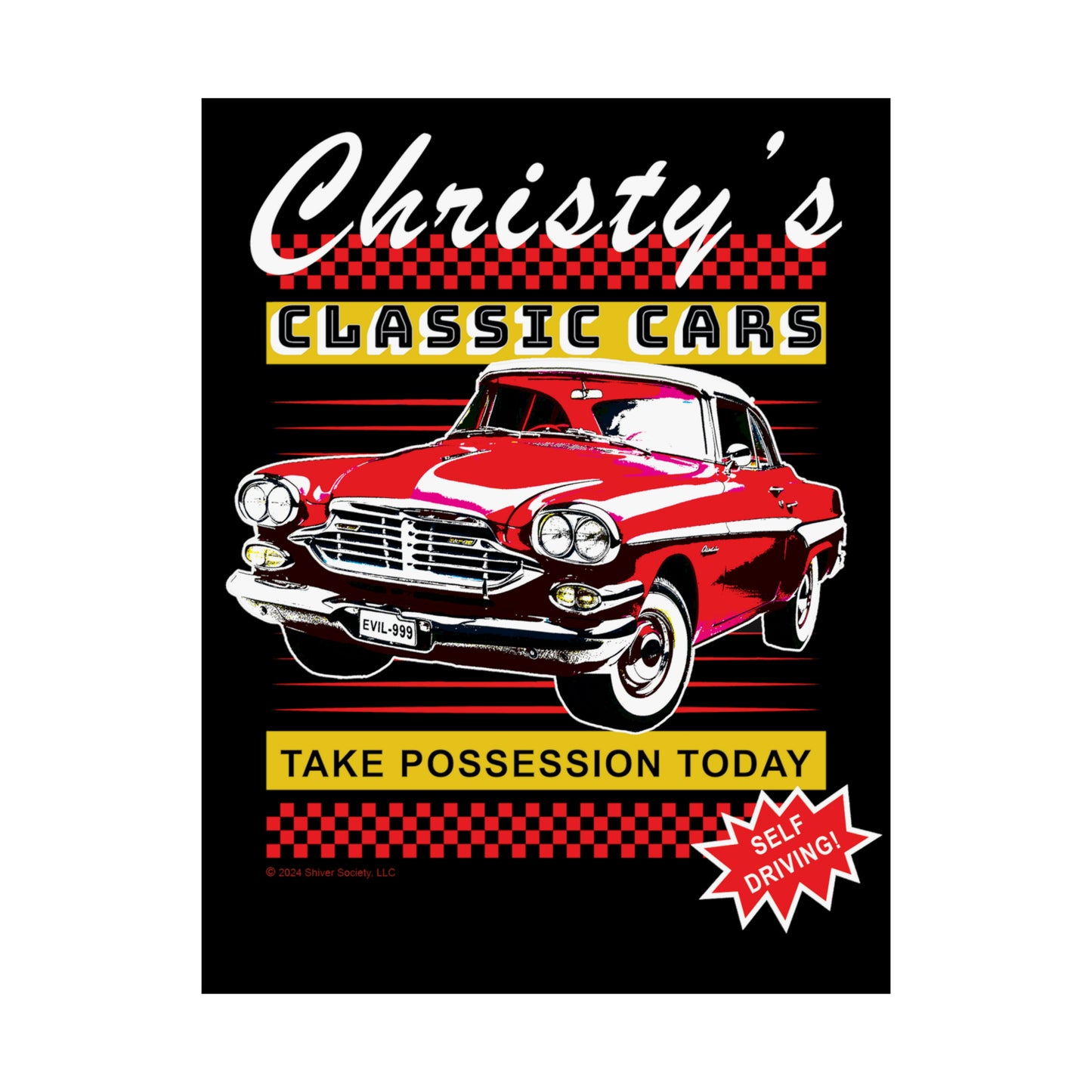 Christy's Classic Cars - Matte Vertical Poster