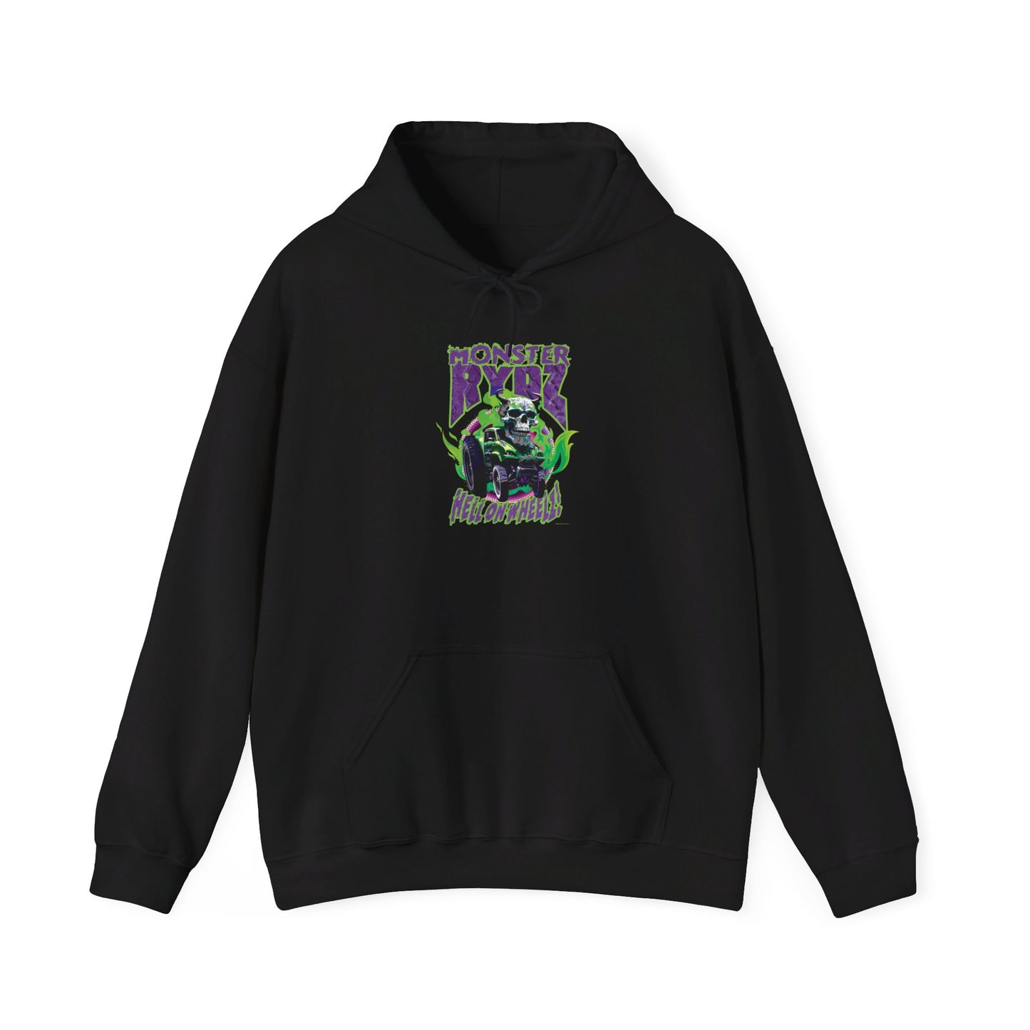 Monster Rydz, Hell on Wheelz - Unisex Heavy Blend™ Hooded Sweatshirt