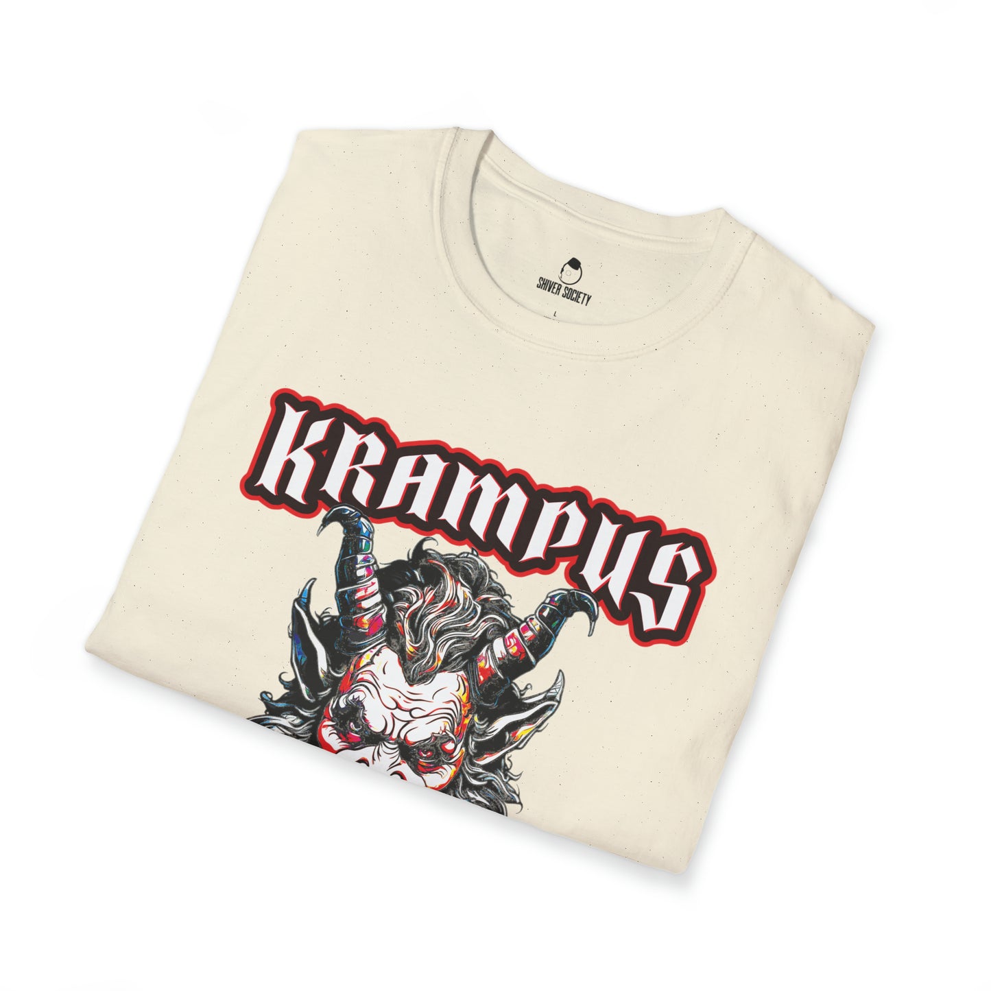 Krampus Knows You're a Little Naughty (Bitch edition) - Unisex Softstyle T-Shirt