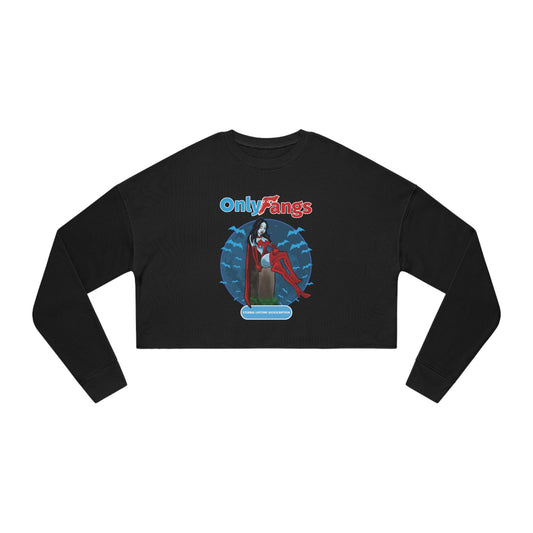 Only Fangs - Women's Cropped Sweatshirt