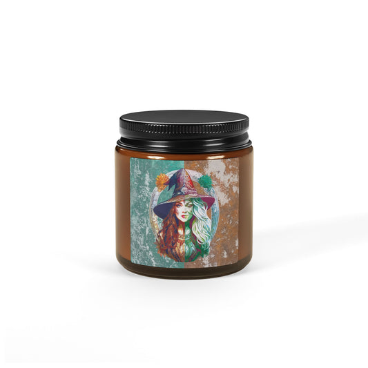 Witch Switch Scented Soy Candle (4 oz Amber Jar)