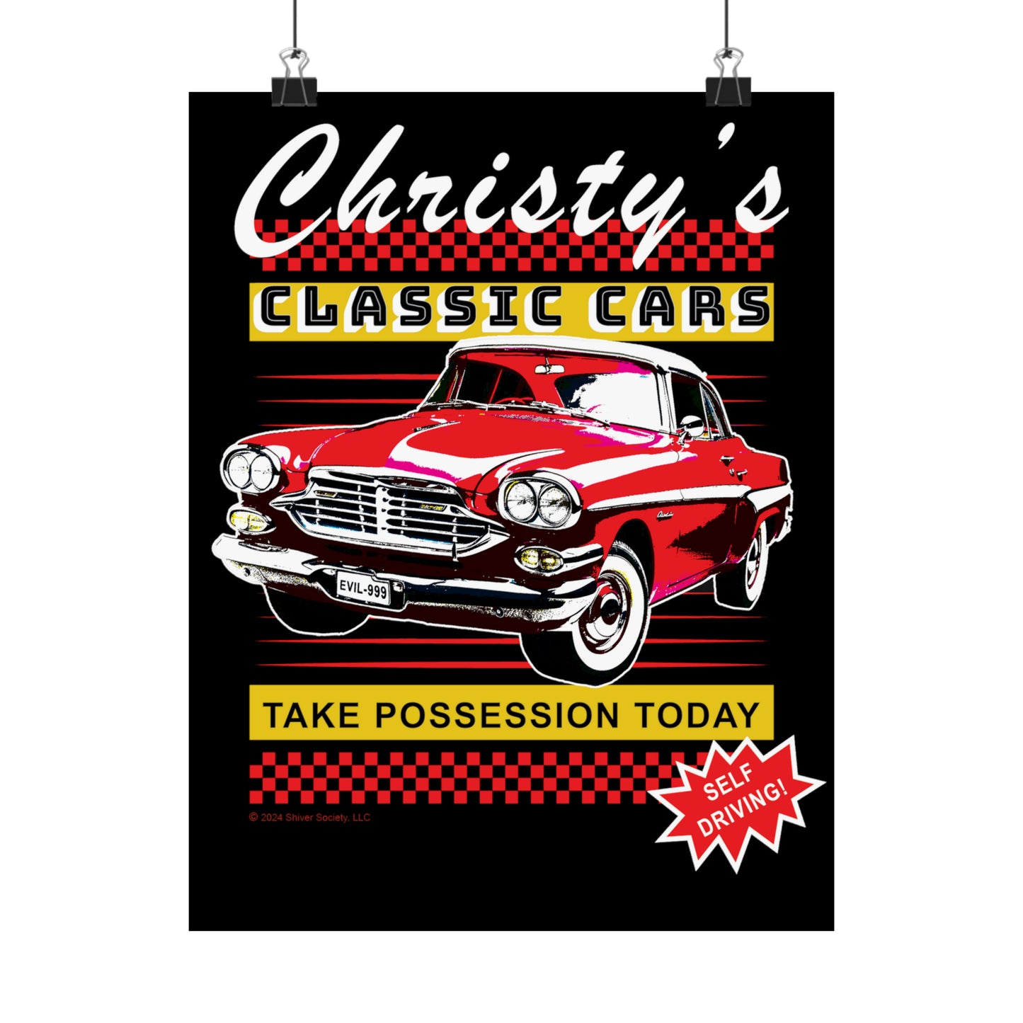 Christy's Classic Cars - Matte Vertical Poster