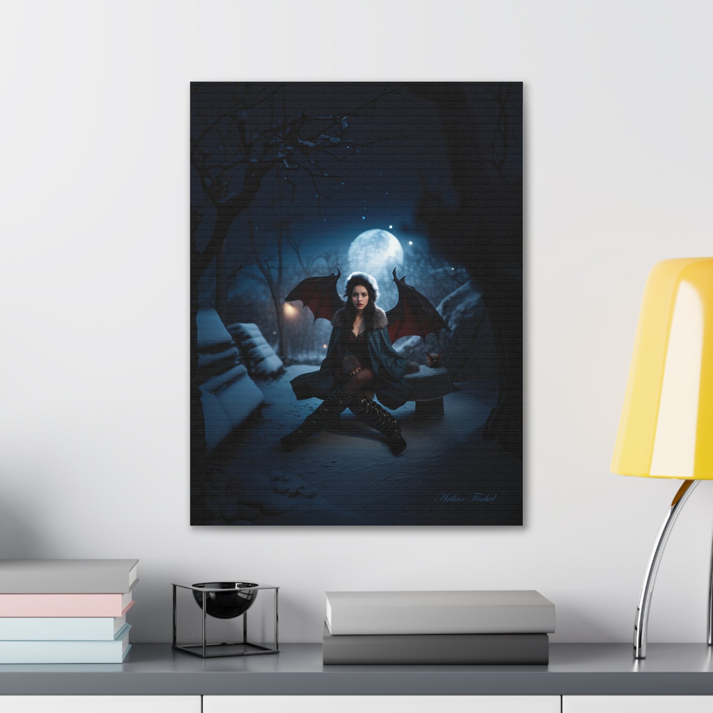 Vampire in Winter - Canvas