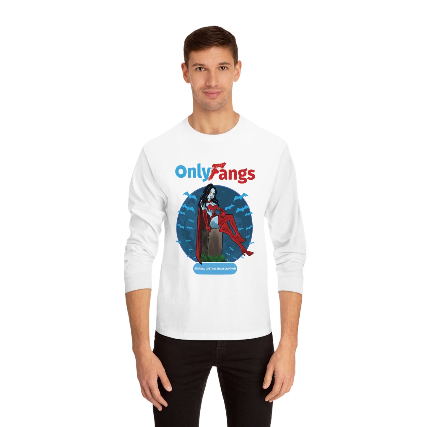 Only Fangs - Unisex Classic Long Sleeve T-Shirt