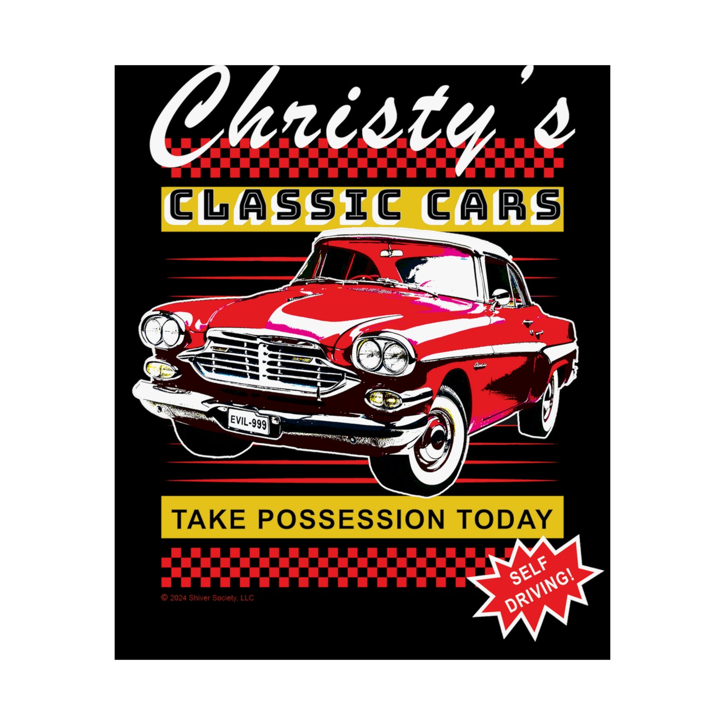 Christy's Classic Cars - Matte Vertical Poster