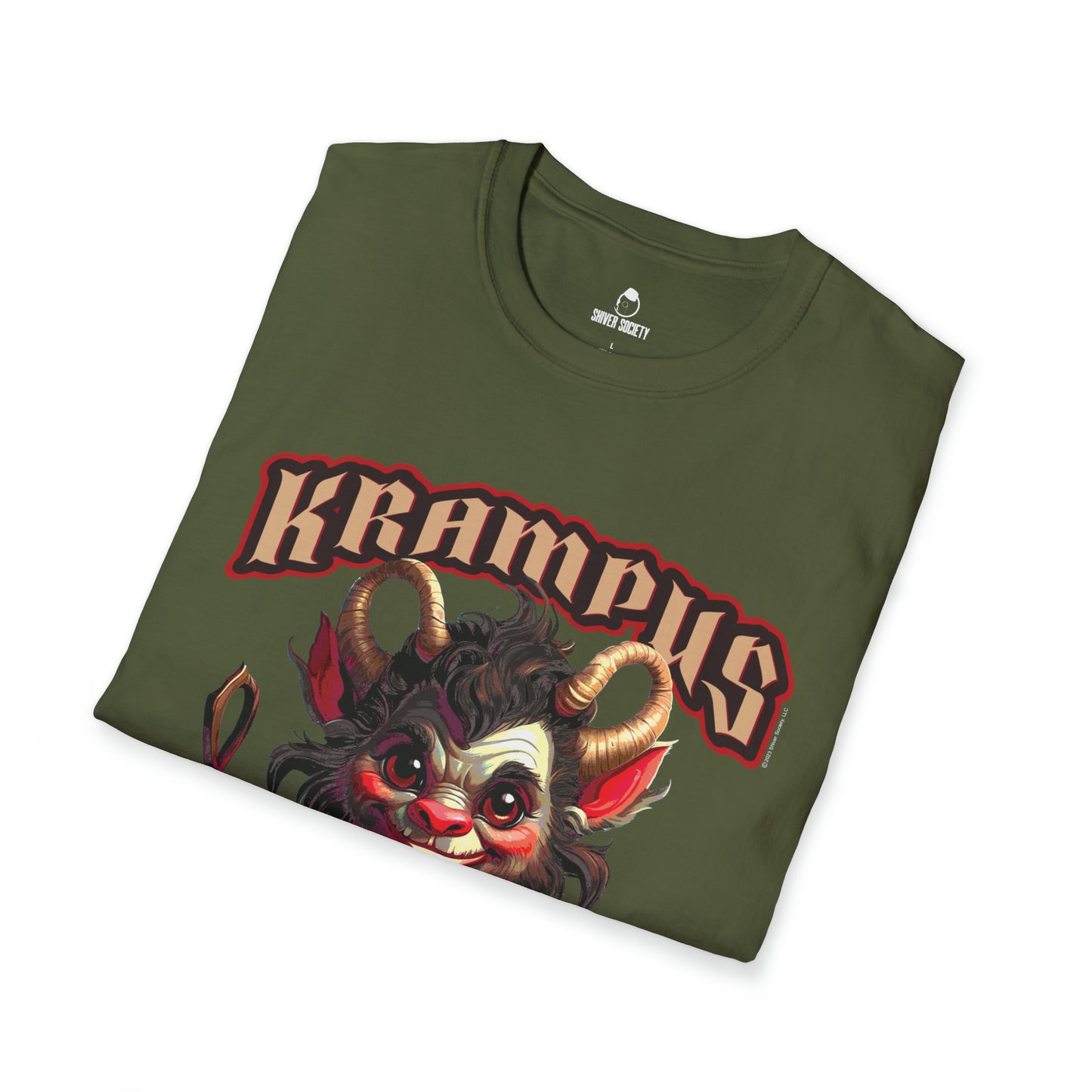 Krampus Likes 'Em Naughty - Unisex Softstyle T-Shirt