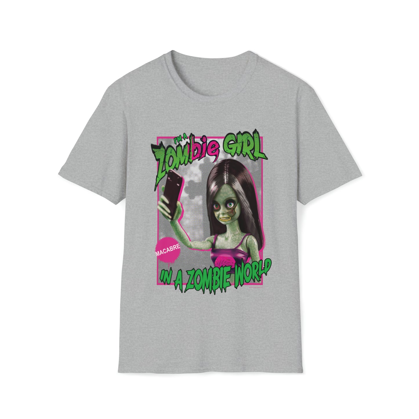 Zombie Girl - Unisex Softstyle T-Shirt