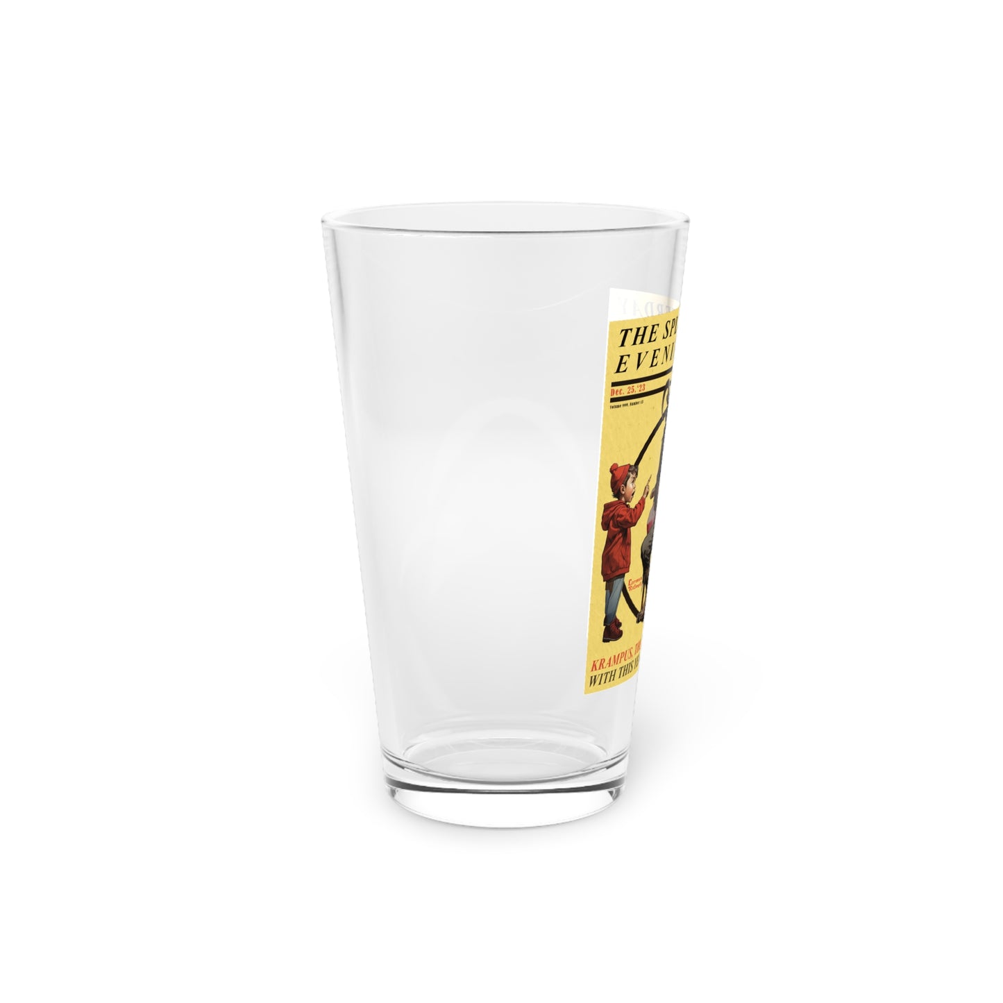 Splatterday Evening Post - Pint Glass, 16oz