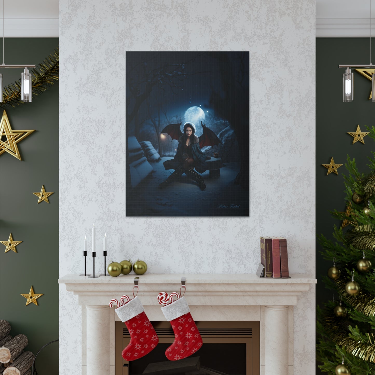 Vampire in Winter - Canvas