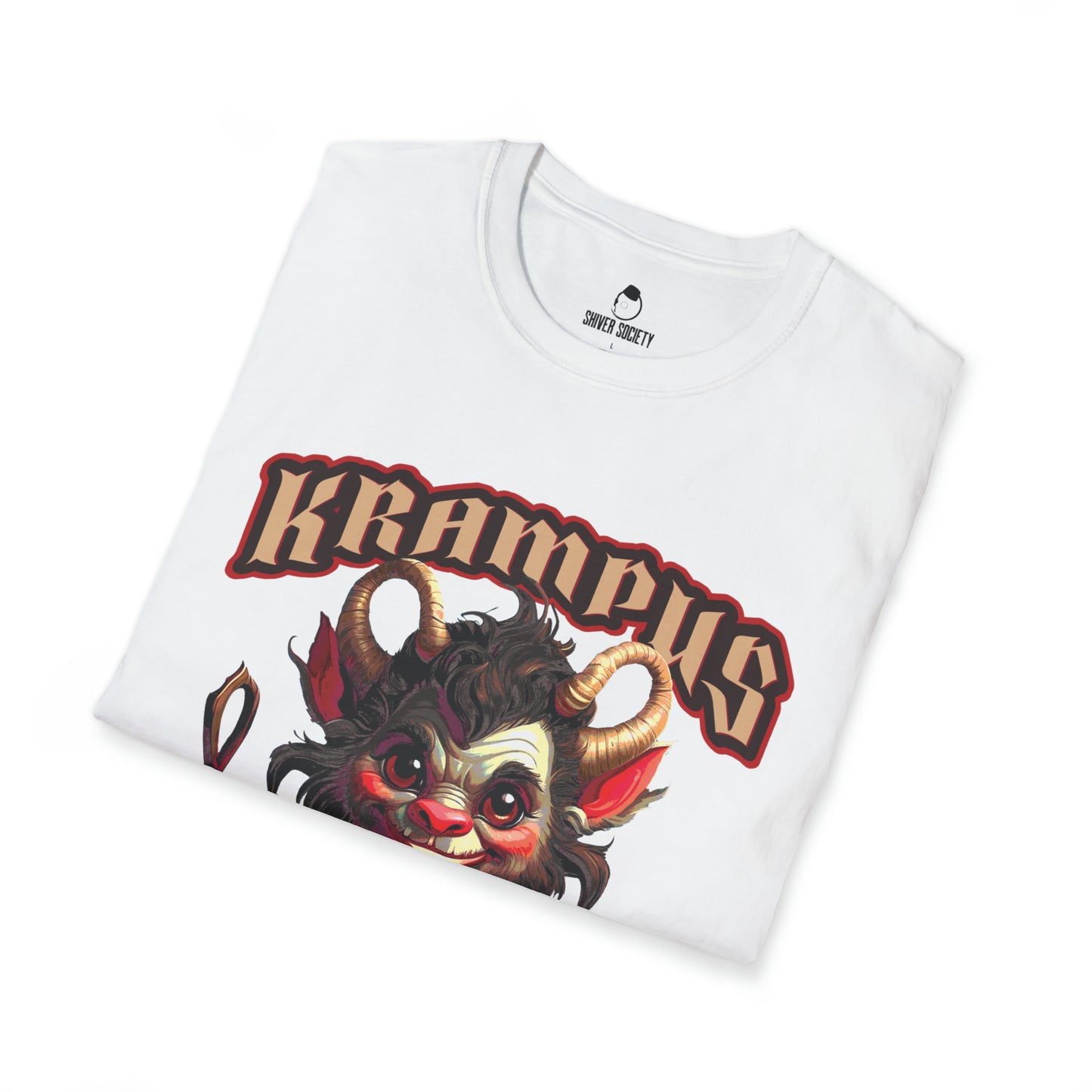 Krampus Likes 'Em Naughty - Unisex Softstyle T-Shirt