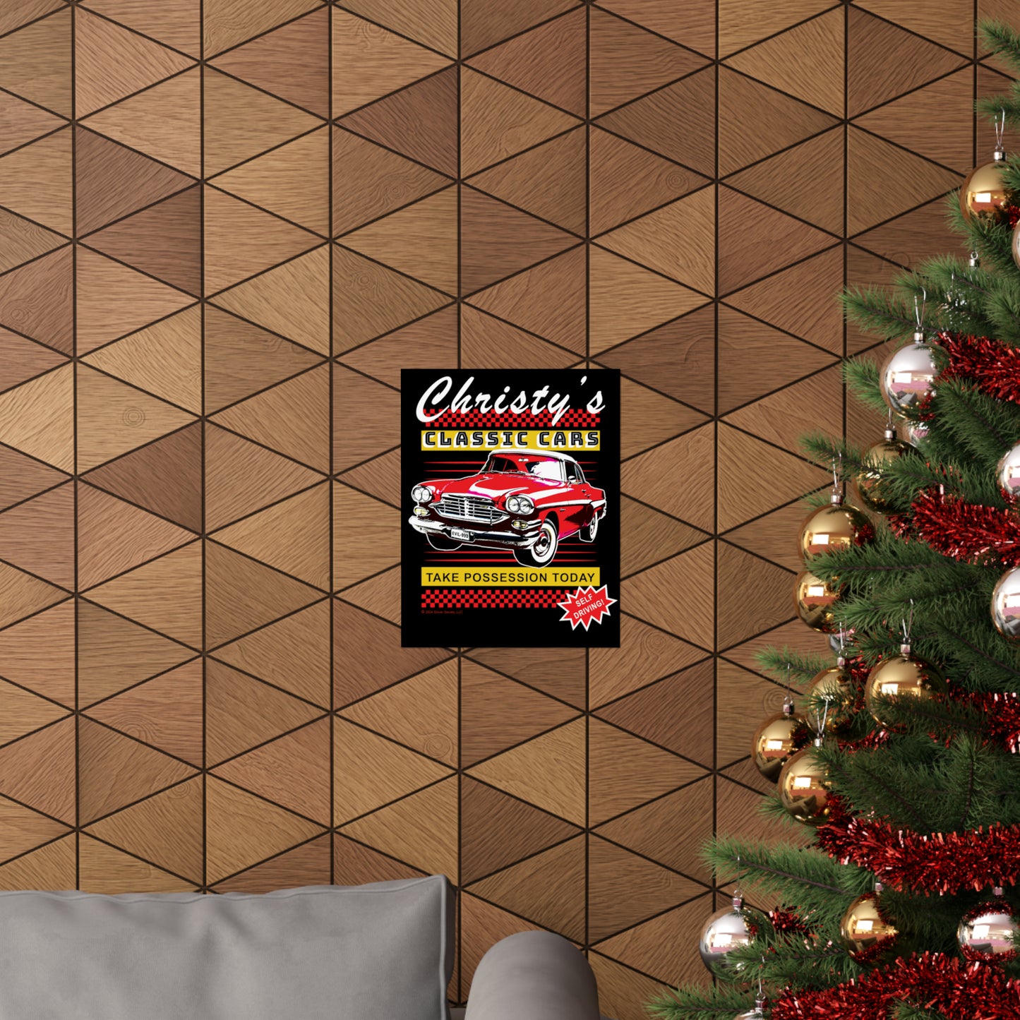 Christy's Classic Cars - Matte Vertical Poster