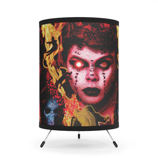 Devil Woman - Tripod Lamp