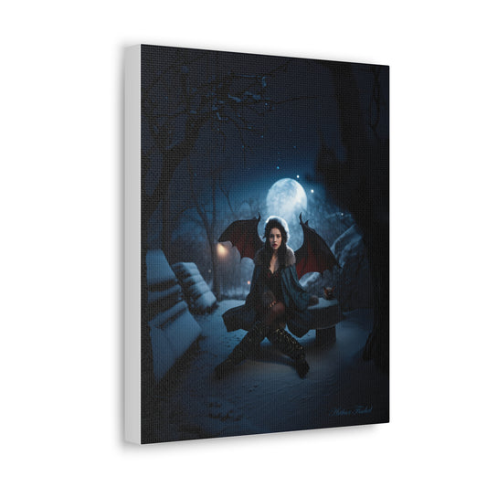 Vampire in Winter - Canvas